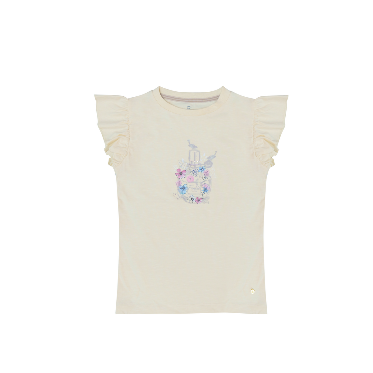 Camiseta Funkle Buttercream – Lycra Slub Jersey – Ropa de lujo para bebés y niños