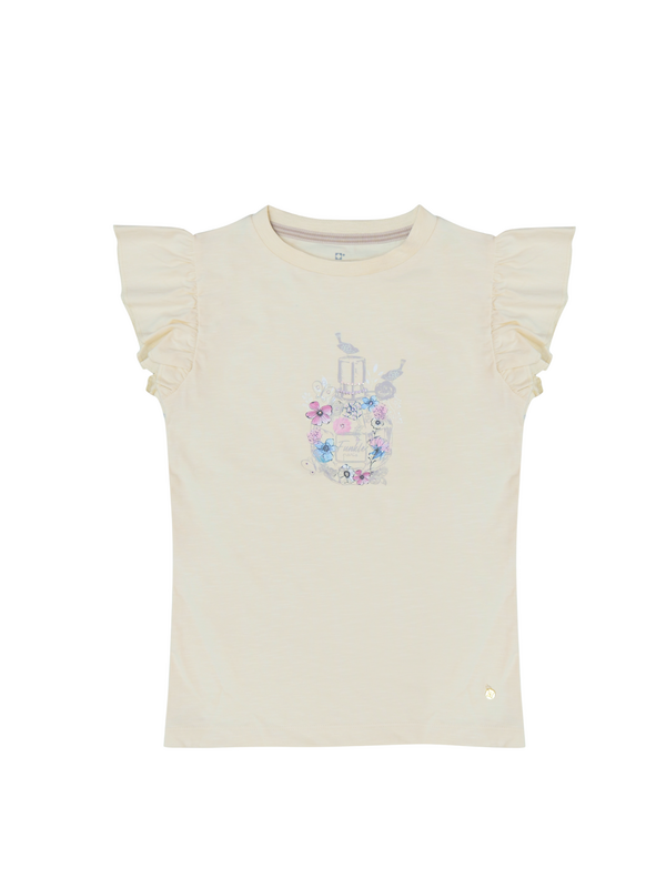 Camiseta Funkle Buttercream – Lycra Slub Jersey – Ropa de lujo para bebés y niños