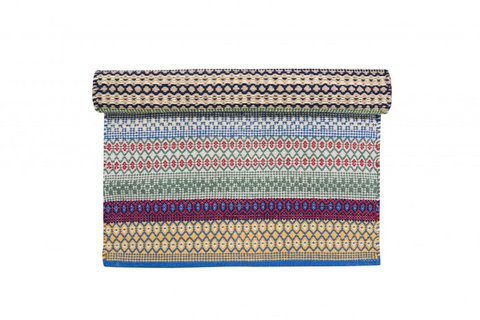 Regenbogen Teppich 100% Baumwolle 60x90 cm