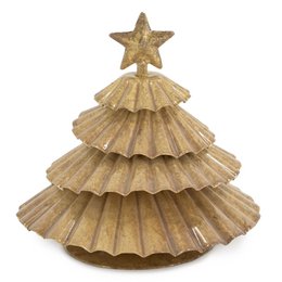 Metal Christmas tree peach
