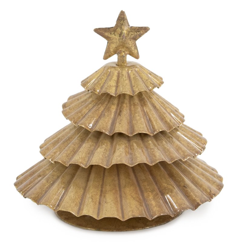 Metal Christmas tree peach
