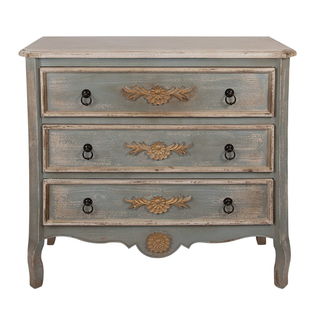 Sideboard 95x38x90 cm Green Wood