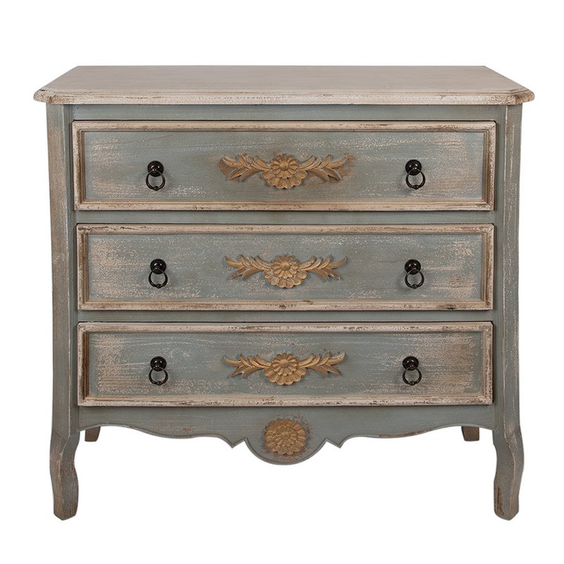 Credenza 95x38x90 cm Legno Verde