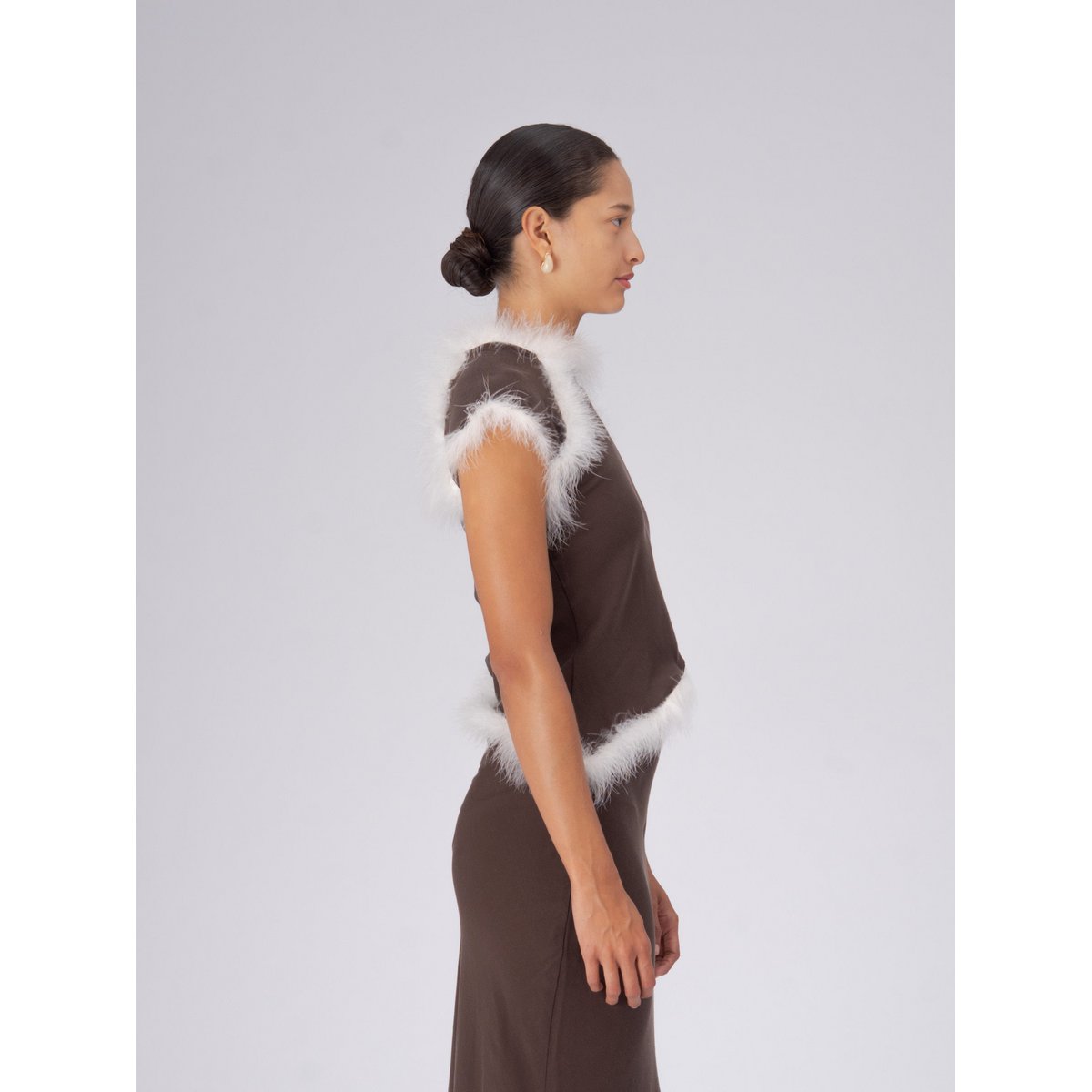 Bruine balans veren top