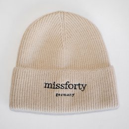 Damen Strickmütze Beanie Strickbeanie Frauengeschenk Geschenkbox weiß softbeige