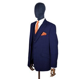 Coral fusion knitted tie and pocket square set