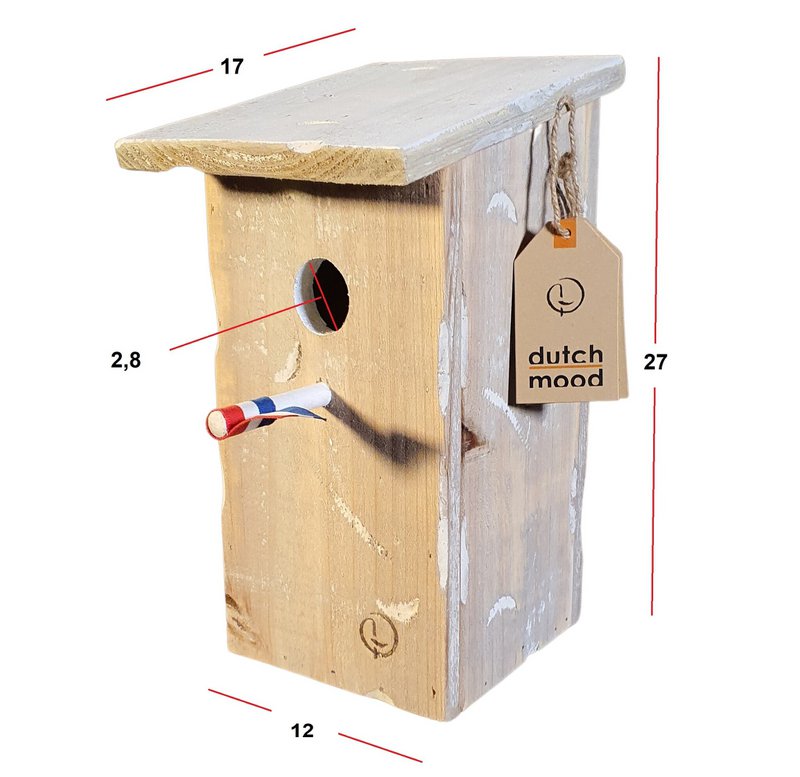 birdhouse old dutch StB skew roof