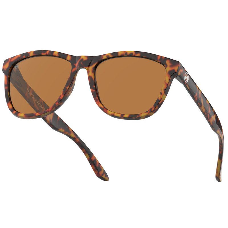 Terra - Tartotalizzazione Frame marrone scuro | lente ambra