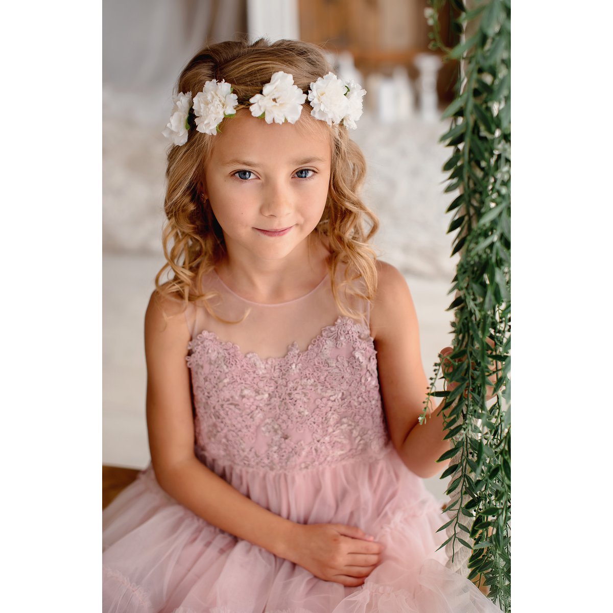 Anastasia tulle pink dress for princess
