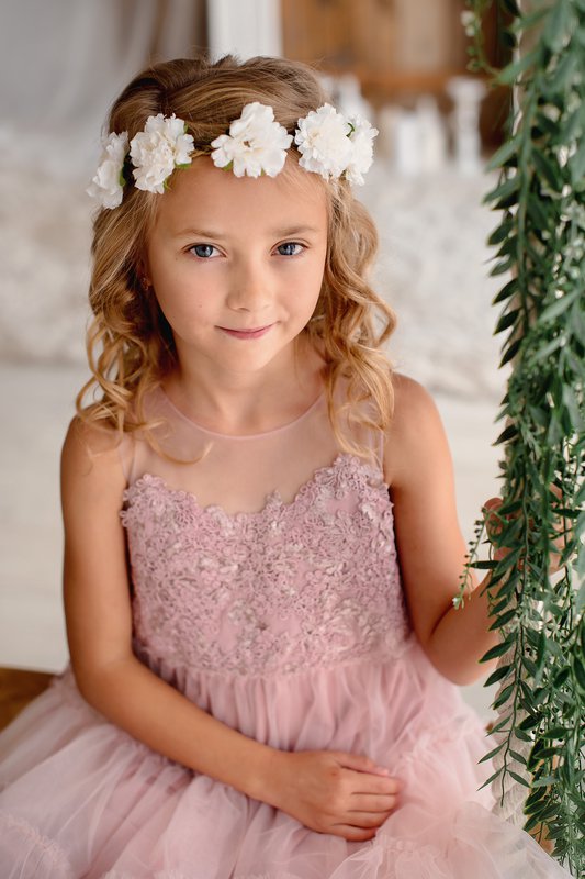 Anastasia tulle pink dress for princess