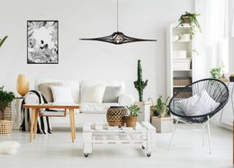 Aufhängung Design bois noir D90cm SINGING BLACK