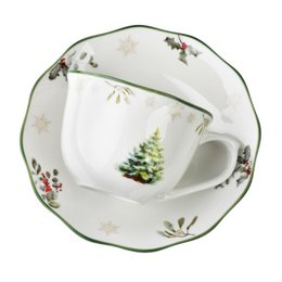 Santa Lila Cup med tallerken 220 ml