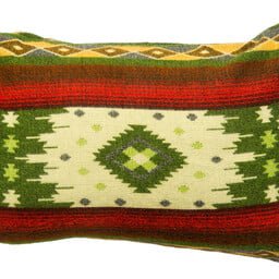 Kussen 40x60cm - Native Quilotoa Green - inclusief binnenkussen van eendenveren