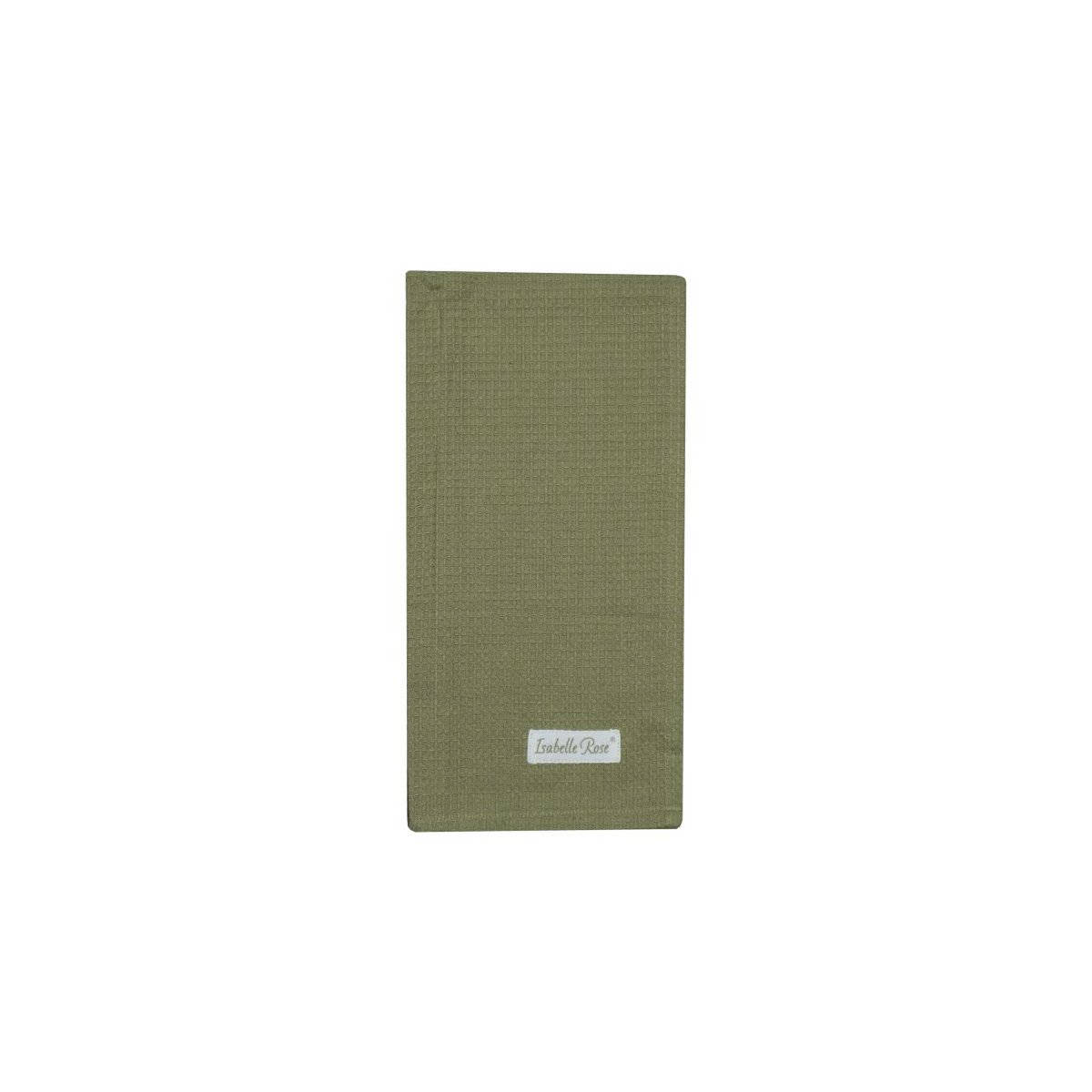 Moss green waffle towel 50x70 cm Isabelle Rose