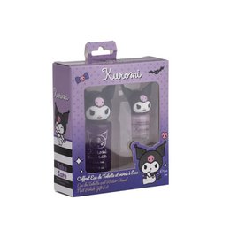 Coffret Vernis à Ongles à l'Eau 3ml & Eau de Toilette 15ml Kuromi x6