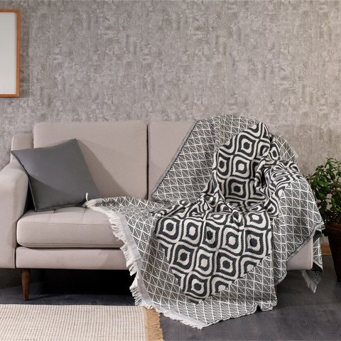 Patara Soft Cotton Jacquard Throw