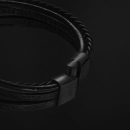 Leather bracelet "Braid"