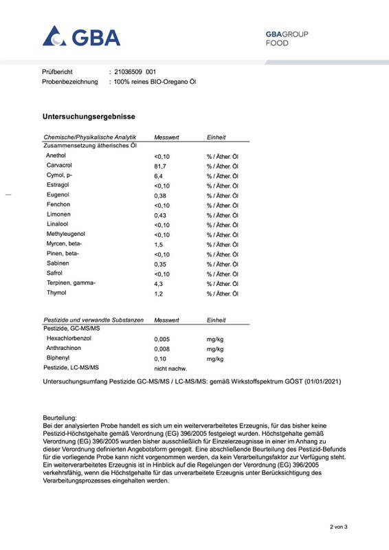 Organiczny olej z oregano - 10 ml butelka z zakraplaczem - czysty olej o pełnym spektrum - 100% olejek eteryczny