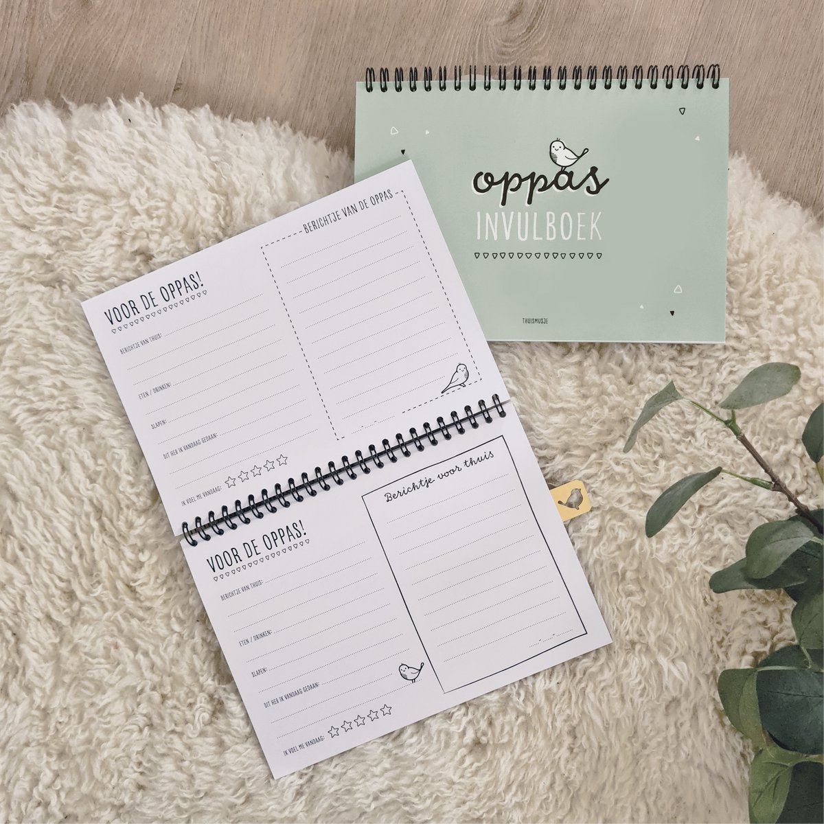 Babysitting booklet | fill-in book A5