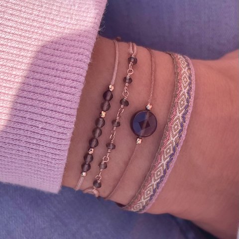 Armband Set Smoky Quartz