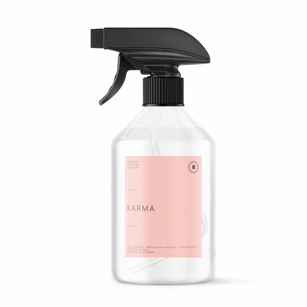 Karma room spray 500 ml – patchouli, frankincense and ginger