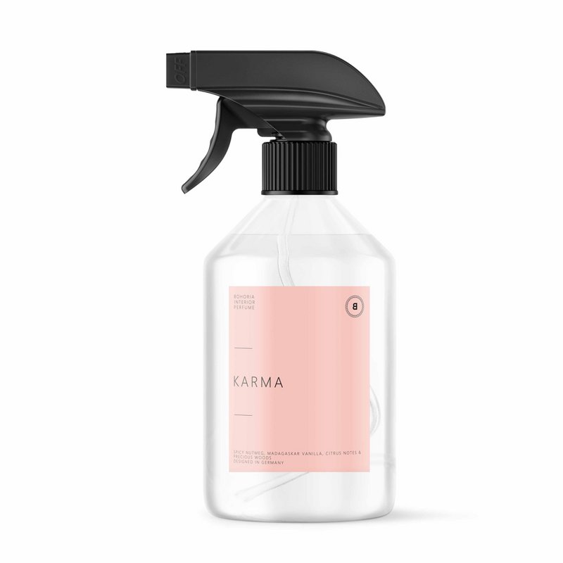 Karma room spray 500 ml – patchouli, frankincense and ginger