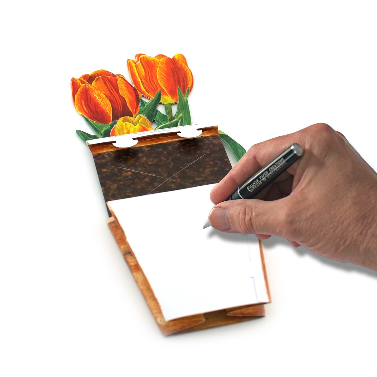 3D-Blumenkarte Tulpe