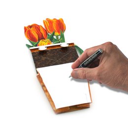 3D flower tulip card