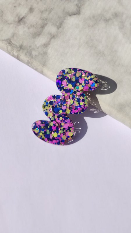 PACK DE MÉLANGE DE GLITTER SQUIGGLE - AVEC PRÉSENTOIR EN BOIS GRATUIT