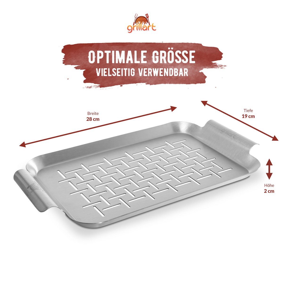 Premium grill basket and grill bowl made of high -quality stainless steel