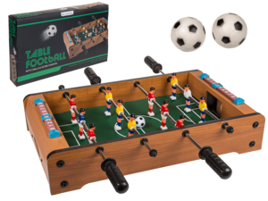 Tischfußball aus Holz, Kicker,