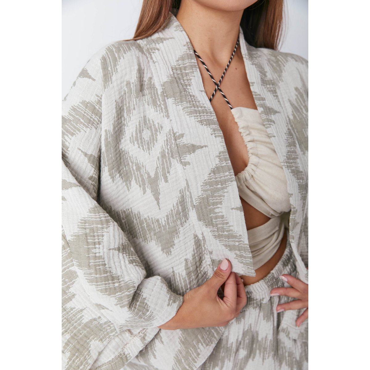 Guru Green Muslin Jacket