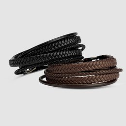 Leather bracelet "Wrap"