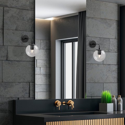 Viran 10900 Glass Wall Lamp