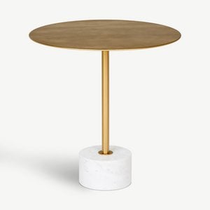 Ottone Steel Couchtisch, Messing