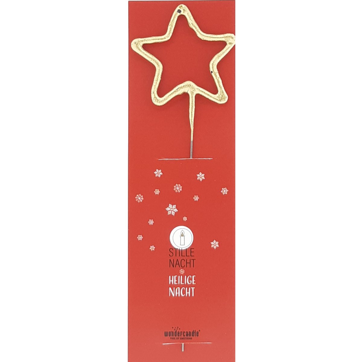 Stern gold Stille Nacht Santa Clause Edition Wondercandle® classic