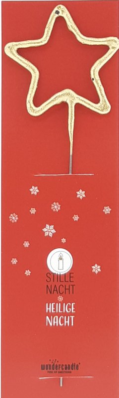 Stern gold Stille Nacht Santa Clause Edition Wondercandle® classic