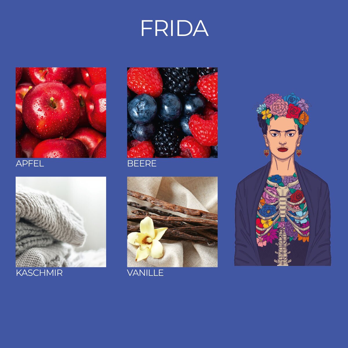 Scented candle Frida Kahlo FRIDA - 400g