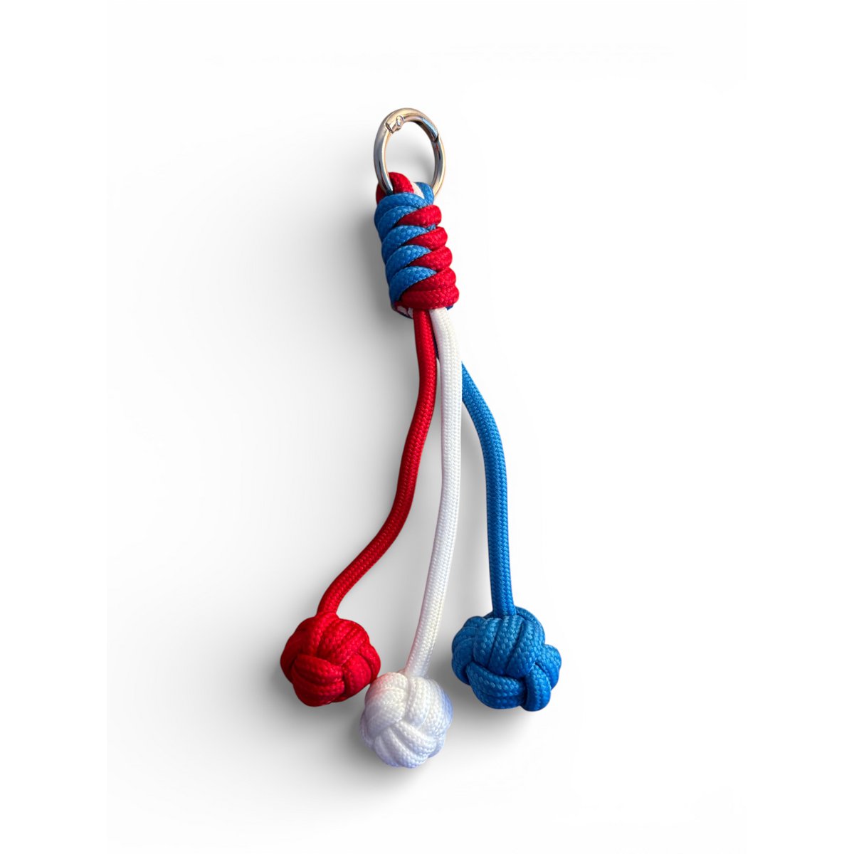 Nøglering - Dotty Pops - Blå - Rød - Hvid