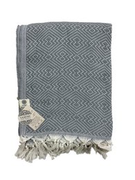 Serviette de plage surdimensionnée en coton ATOM XXL – 200x250 cm – Couverture de pique-nique – Gris