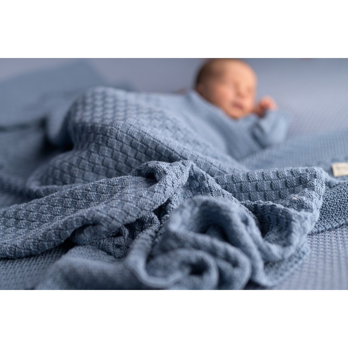 Quadratische Babydeckenjeans