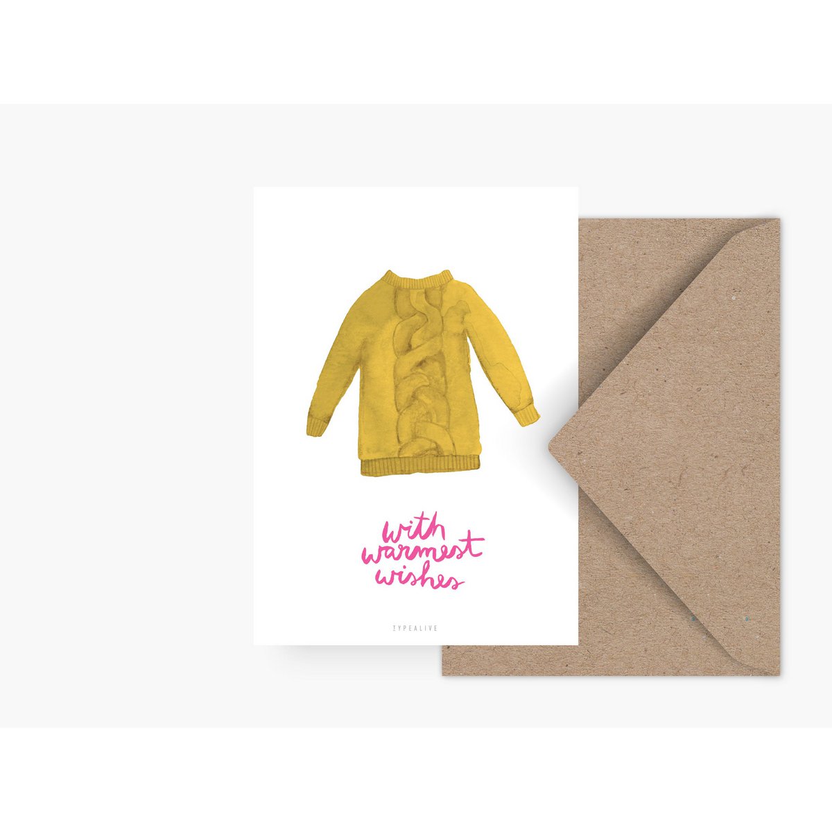 Postkarte / Pullover No. 2