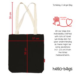 Totebags Big Bag Model "100% Real. Not Perfect"