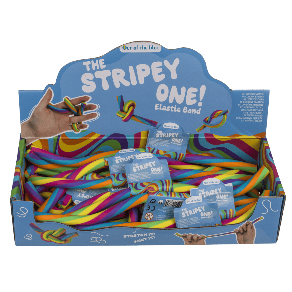 Stretchy string, Rainbow, 30 cm,