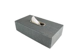 Taberk Box Toelle Rays de cuero sintético Caja de limpiaparabrisas cosmética azul