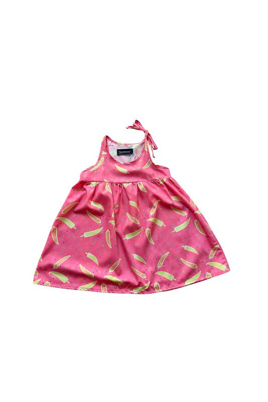 Robe Fille Tombasana – Imprimé Gombo Rose