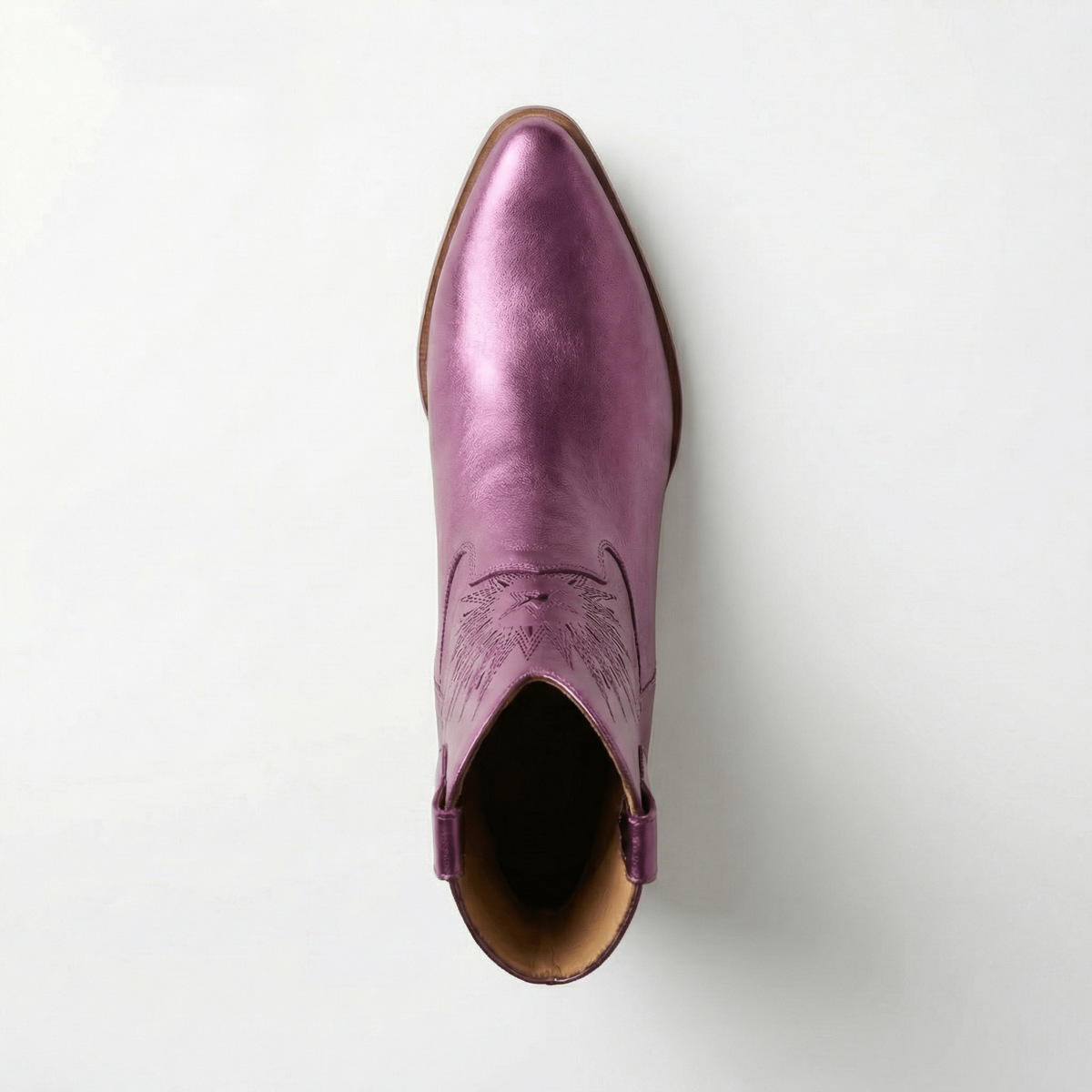 Rio Nova Violet Shine Texan ankelstøvler