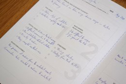 Notatnik papierniczy do zarządzania projektami