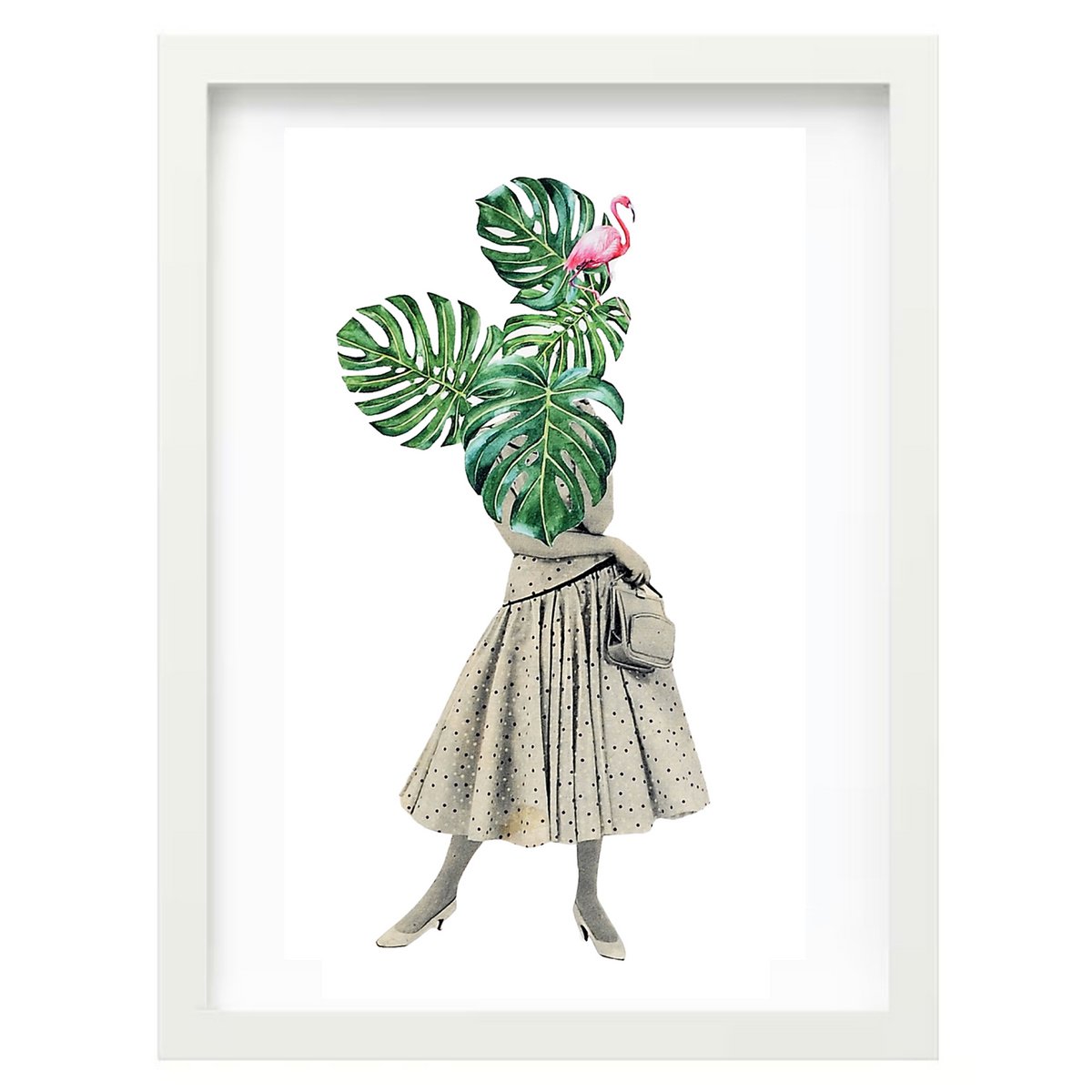Druk artystyczny | Kobieta Monstera