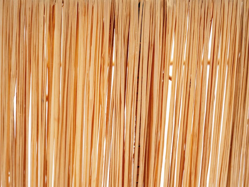 Flettet naturfiber væglampe - Middelhavs, håndværksmæssig og etnisk stil, 50 cm